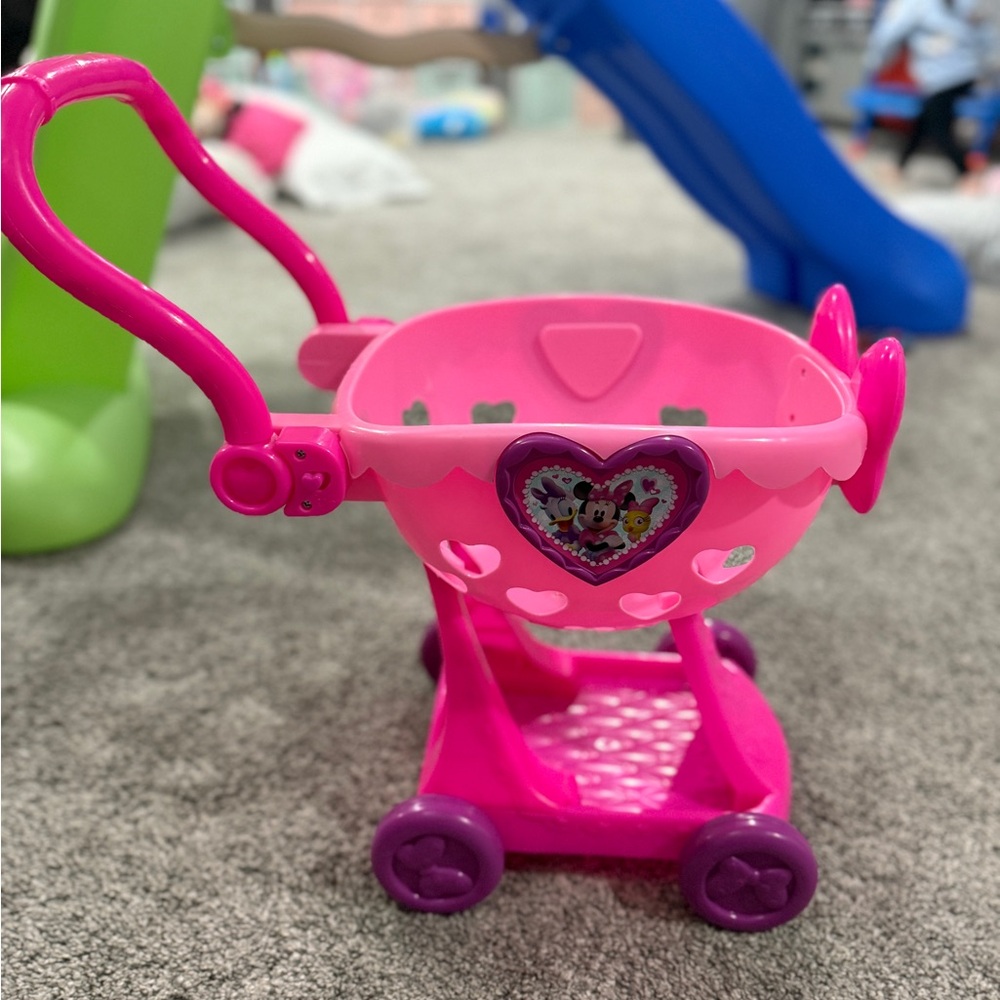 Minnie Mouse Toy Shopping Cart - Picture 3 of 5